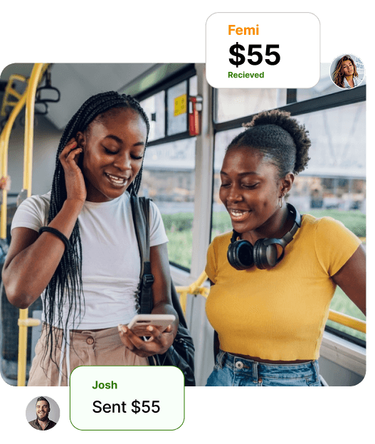 Send money illustration